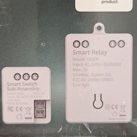 EVVR Smart in-Wall Relay Switch No-Neutral Compatible with Zigbee Single Kit - Picture 2 of 7